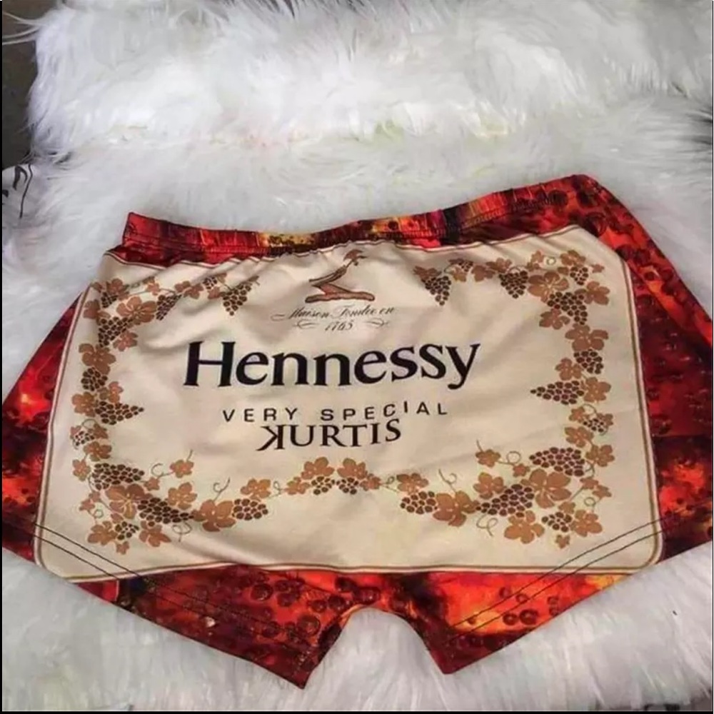 Henny Booty Hugging Fun Shorts Stretch‎ Sexy Fun Dancer Beach Cute Gift Brown